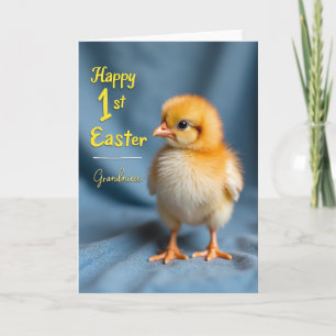 Première carte de Pâques pour petit oiseau