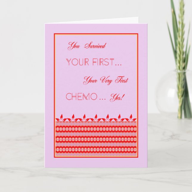 Première carte de survie Chemo (Devant)