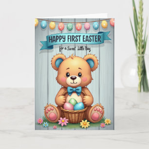 Première Carte Peluche de Célébration