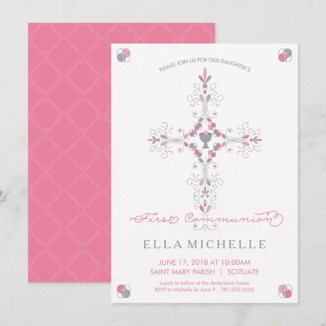 Première Communion - 1ère Invitation à la Communio (Devant / Derrière)