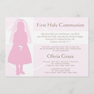Première communion et faire-part - fille