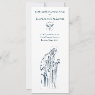 Première communion Saint souvenir et carte de priè