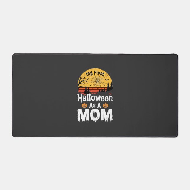 Première conception de maman Halloween vintage cou (Recto)