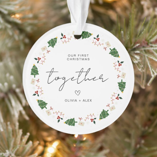 Première conservation de Noël Noël Couple cadeau d (Arbre)