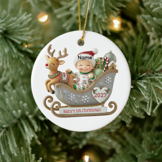 Première décoration de Noël de bébé (Arbre)