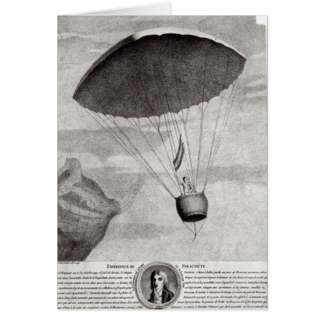 Première descente en parachute (Devant)