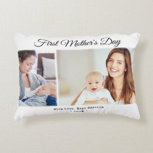 Première fête des mères Deuxième Coussin photo Acc