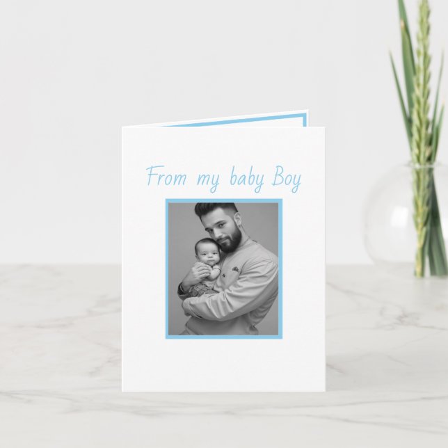 première fête des pères fils Carte pliée (Devant)