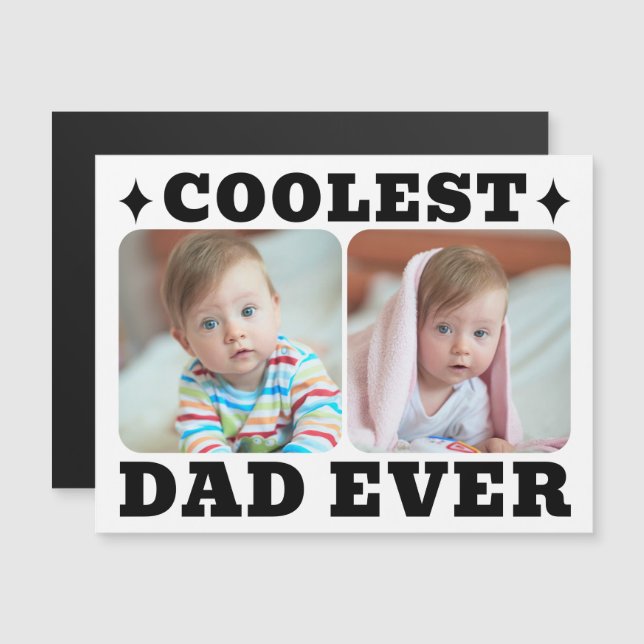 Première Fête des Pères Papa le Plus Cool Bébé Pho (Devant / Derrière)