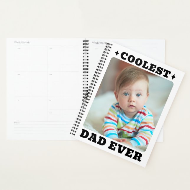 Première Fête des Pères Papa le Plus Cool Bébé Pho (Devant avec enveloppe)