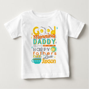 Première Fête des pères Tshirt bébé Rétro