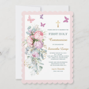 Première Fille Invitation Communion