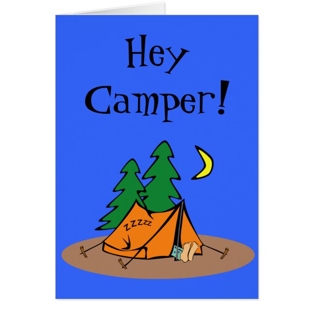 Première fois à la carte de camp (Devant)