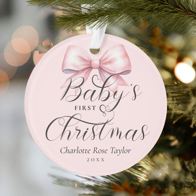 Première garde de bébé rose de Noël (Créateur téléchargé)