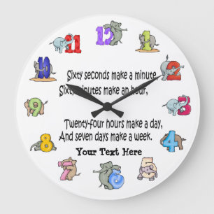 Première horloge pour enfants garantie pour rendre