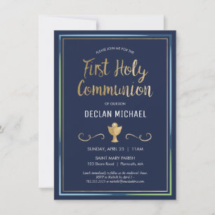 Première Invitation à la Communion - Élégante, Sim