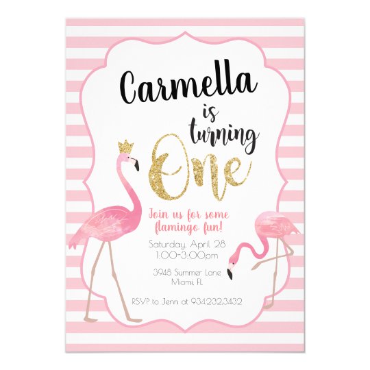 Premiere Invitation D Anniversaire De Flamant Rose Zazzle Fr Premiere Invitation D Anniversaire De Flamant Rose Zazzle Fr