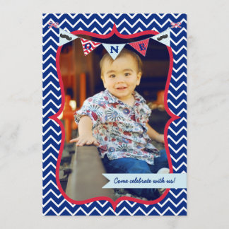 Première invitation d'anniversaire de petit