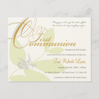 Première invitation de communion