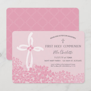 Première Invitation de la Communion de Fille, Flor
