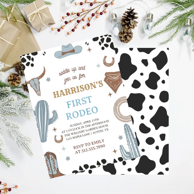 Première invitation de rodéo, ma 1re invitation de (Créateur téléchargé)