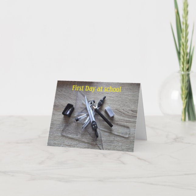 Première journée de la carte scolaire (Devant)