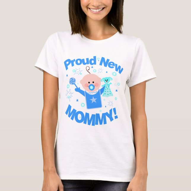 Première Maman de Baby Boy T-shirt (Devant)