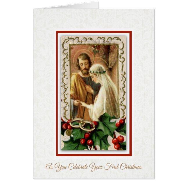 Première mariée catholique de Noël, marié religieu (Devant)