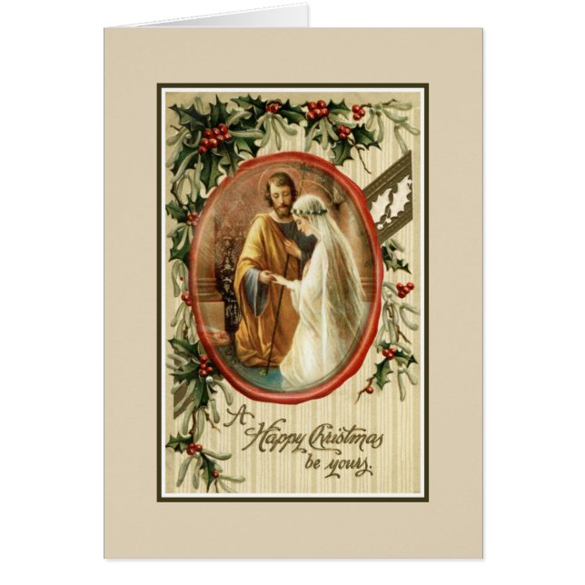 Première Noël catholique de la mariée et du marié, (Devant)