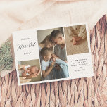 Première Noël Ensemble Carte de Noël à 4 Photos<br><div class="desc">Cette carte capture la magie de Noël en famille. Le design présente trois de vos photos préférées sur le devant. Dans le coin supérieur gauche, on lit « premier Noël ensemble ». Dans le coin inférieur droit, vous trouverez un message personnalisé suivi du nom de votre famille. Le verso de...</div>