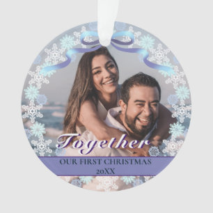 Première Noël sur mesure Ensemble Snowflakes Ribon
