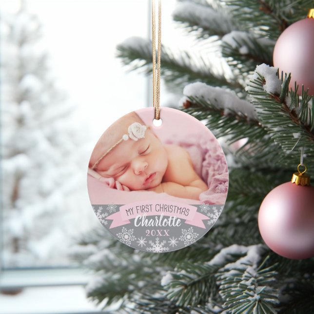 Première photo de Noël Light Rose Baby Girl (Créateur téléchargé)