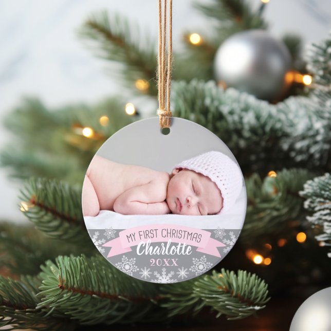 Première photo de Noël Light Rose Baby Girl (Créateur téléchargé)