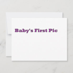 Première photo du bébé Le MUSÉE Zazzle Cadeaux