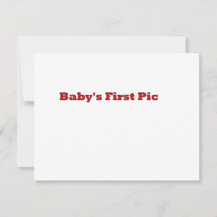 Première photo du bébé Le MUSÉE Zazzle Cadeaux