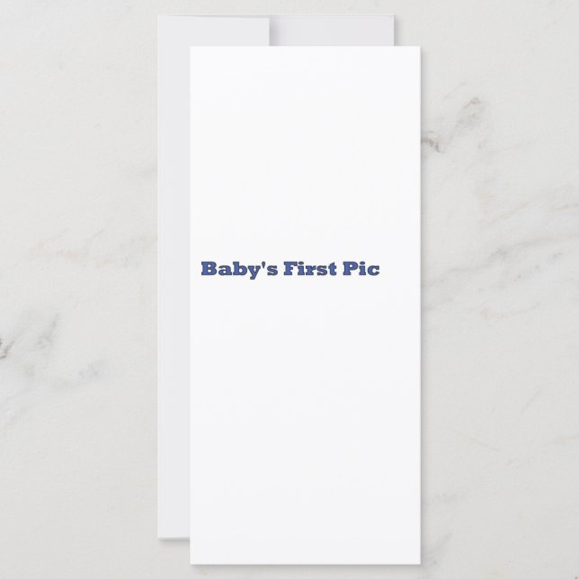 Première photo du bébé Le MUSÉE Zazzle Cadeaux (Devant)