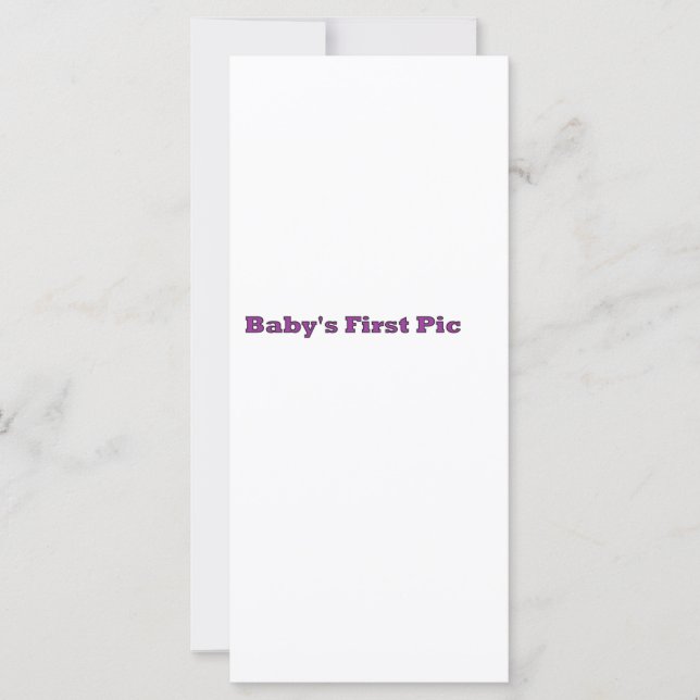 Première photo du bébé Le MUSÉE Zazzle Cadeaux (Devant)