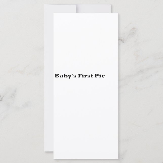 Première photo du bébé Le MUSÉE Zazzle Cadeaux (Devant)