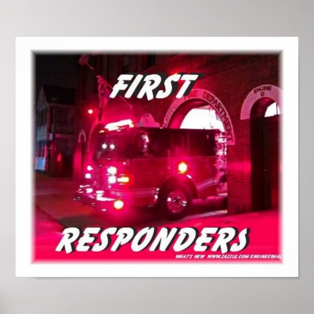 première, répondeurs, pompiers Affiches (Devant)