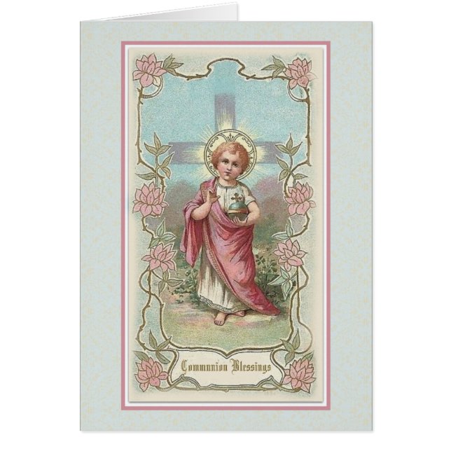 Première Sainte Communion Catholique Traditionnel (Devant)