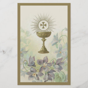 Première Sainte Communion Chalice Eucharistie cath
