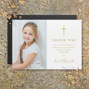 Première Sainte Communion Merci d'or