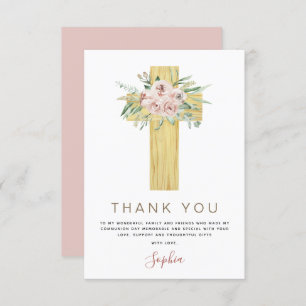 Première Sainte Communion Merci Dusty Rose