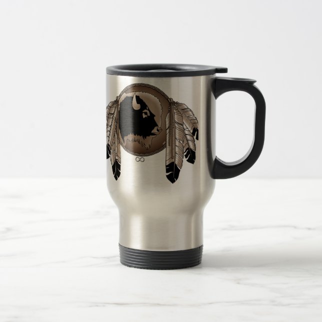 Première tasse de café d'art de faune de tasse de (Droit)