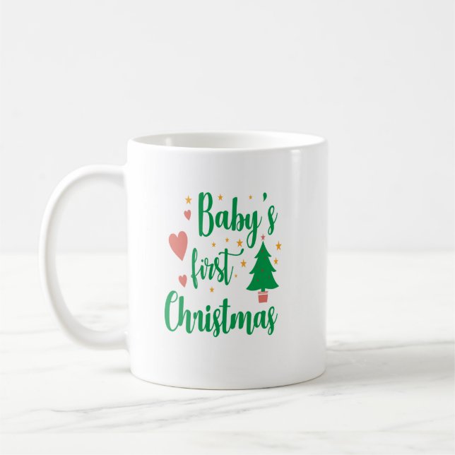 Première tasse de Noël du bébé (Gauche)