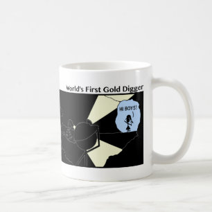 Première tasse drôle de Stickman de bêcheur d'o