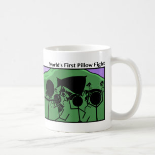 Première tasse drôle de Stickman de combat de