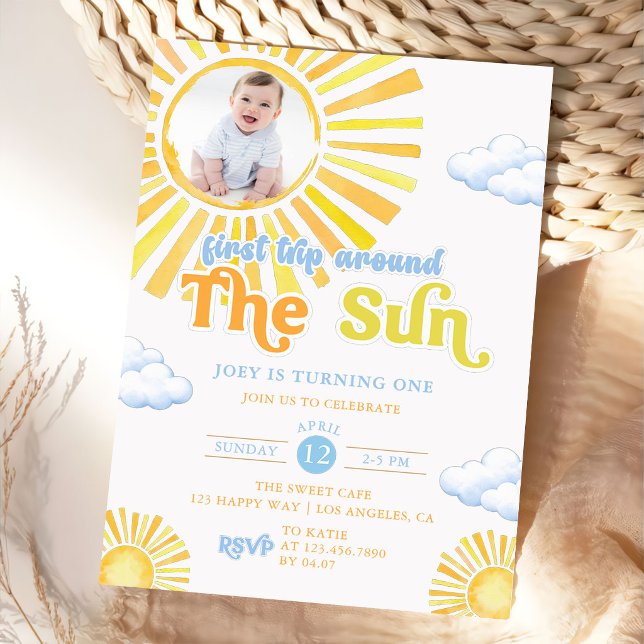 Première tournée autour du Soleil Invitation d'ann (Créateur téléchargé)