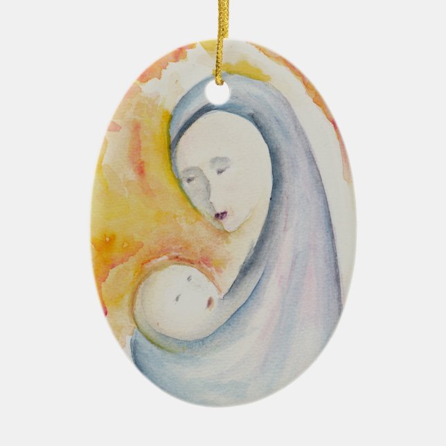 Première Vierge de Noël et Ornement de l'enfant (Devant)