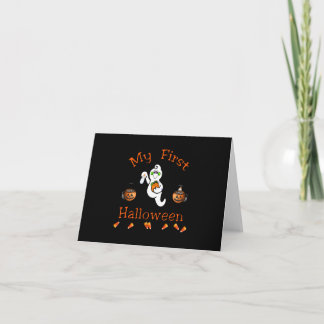 Premières cartes d'Halloween pour bébé